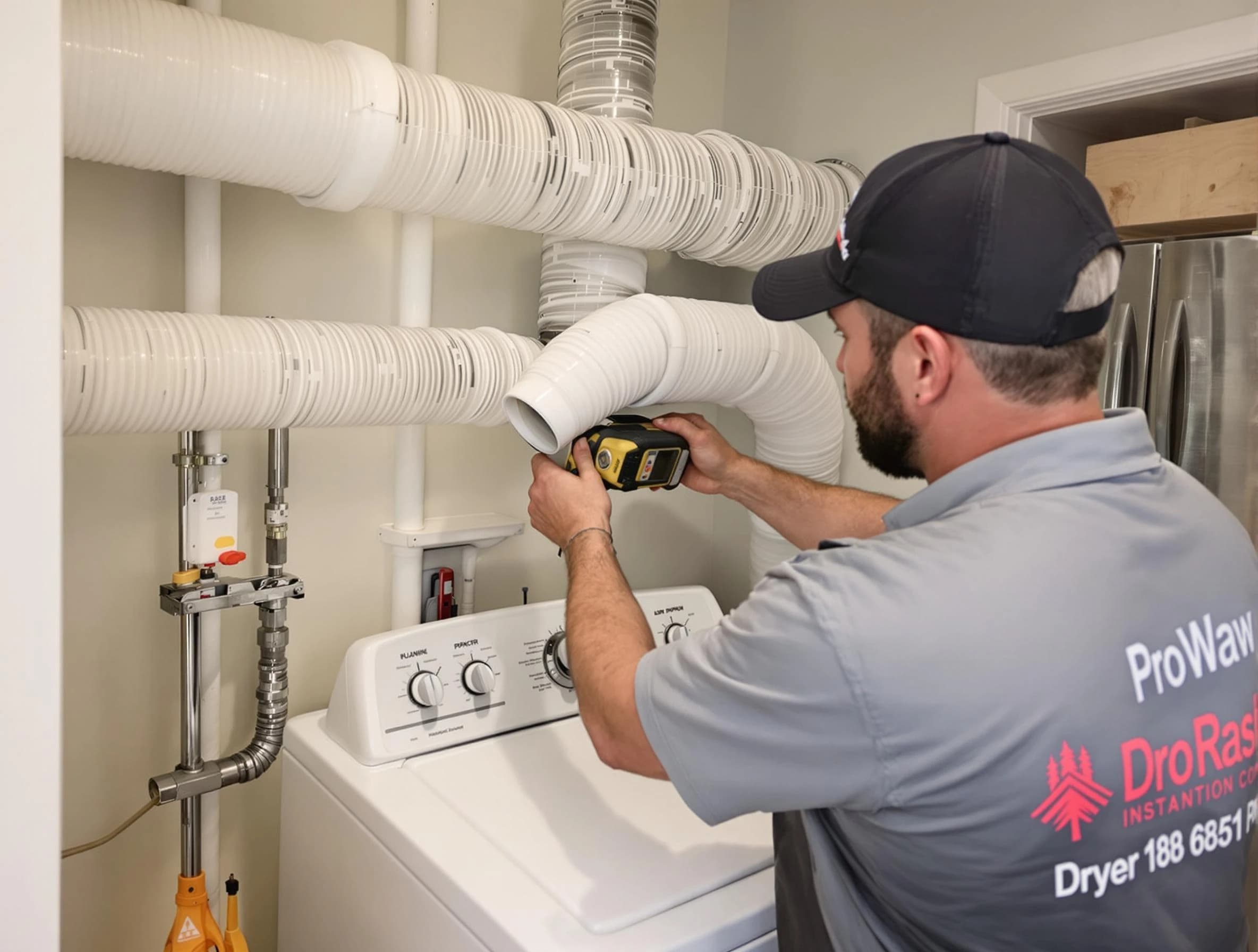 Professional dryer vent hose installation by Avondale Estates Dryer Vent Cleaning in Avondale Estates