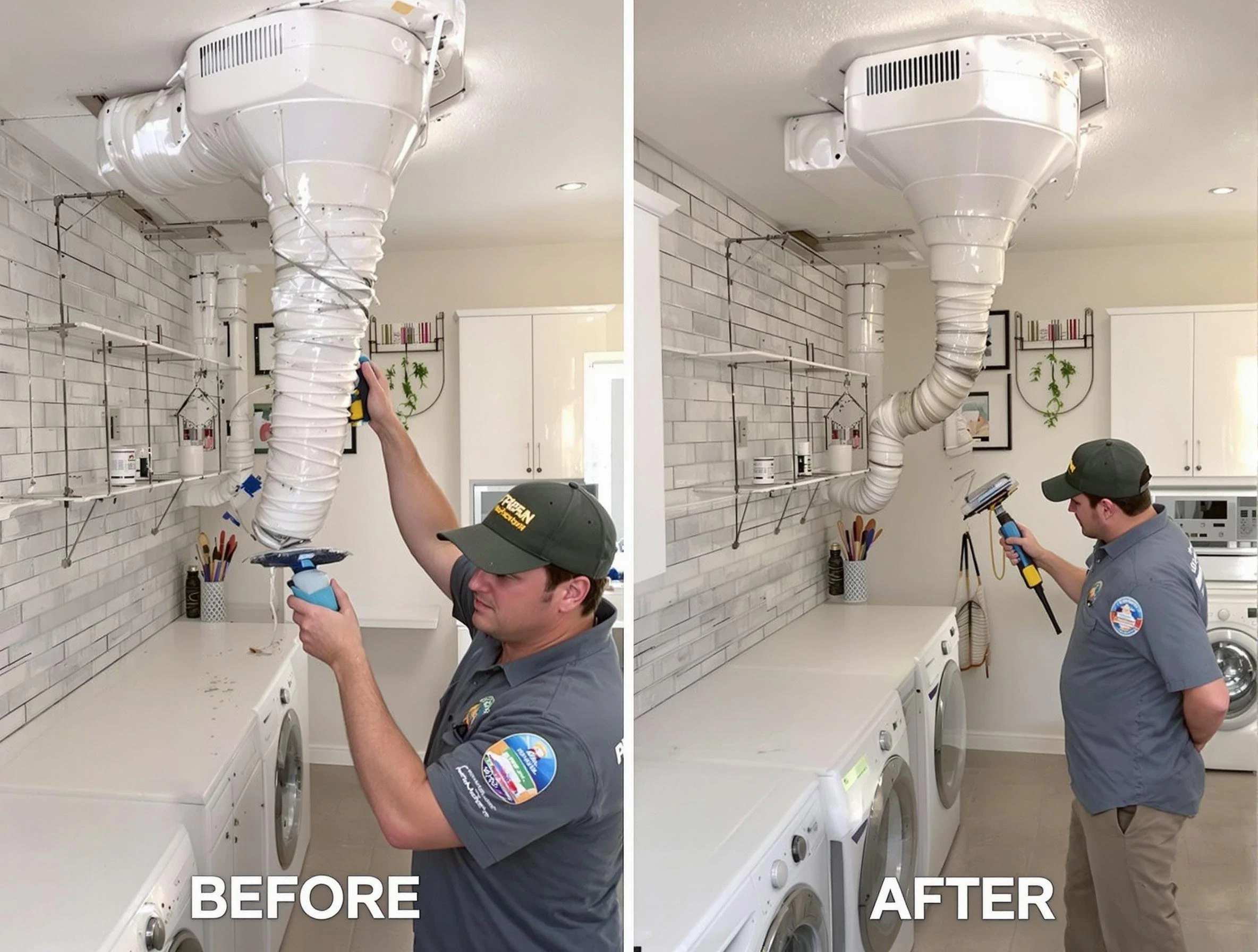Professional dryer exhaust vent cleaning by Avondale Estates Dryer Vent Cleaning in Avondale Estates