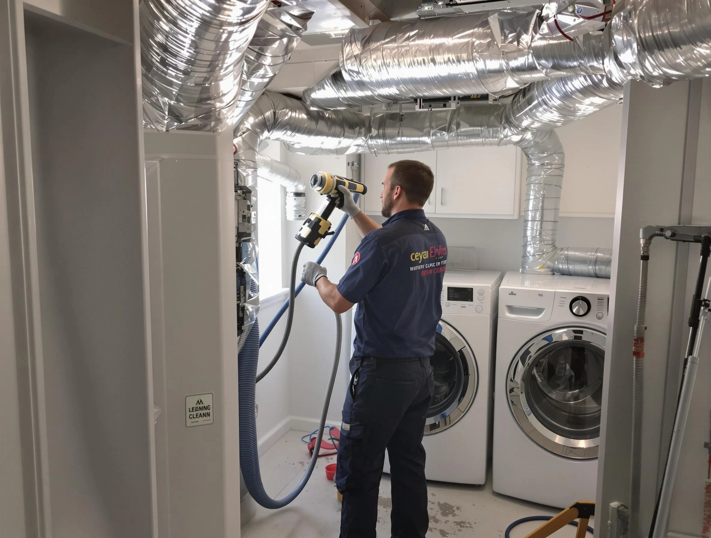 Avondale Estates Dryer Vent Cleaning specialist using advanced equipment for thorough duct cleaning in Avondale Estates